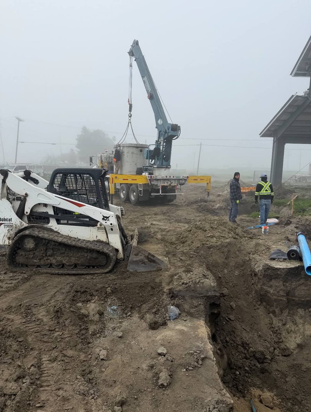bobcat crane fog